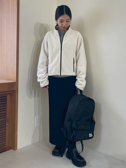 コンパクトサイズフリースブルゾン(ブルゾン)｜アウター｜Mila Owen