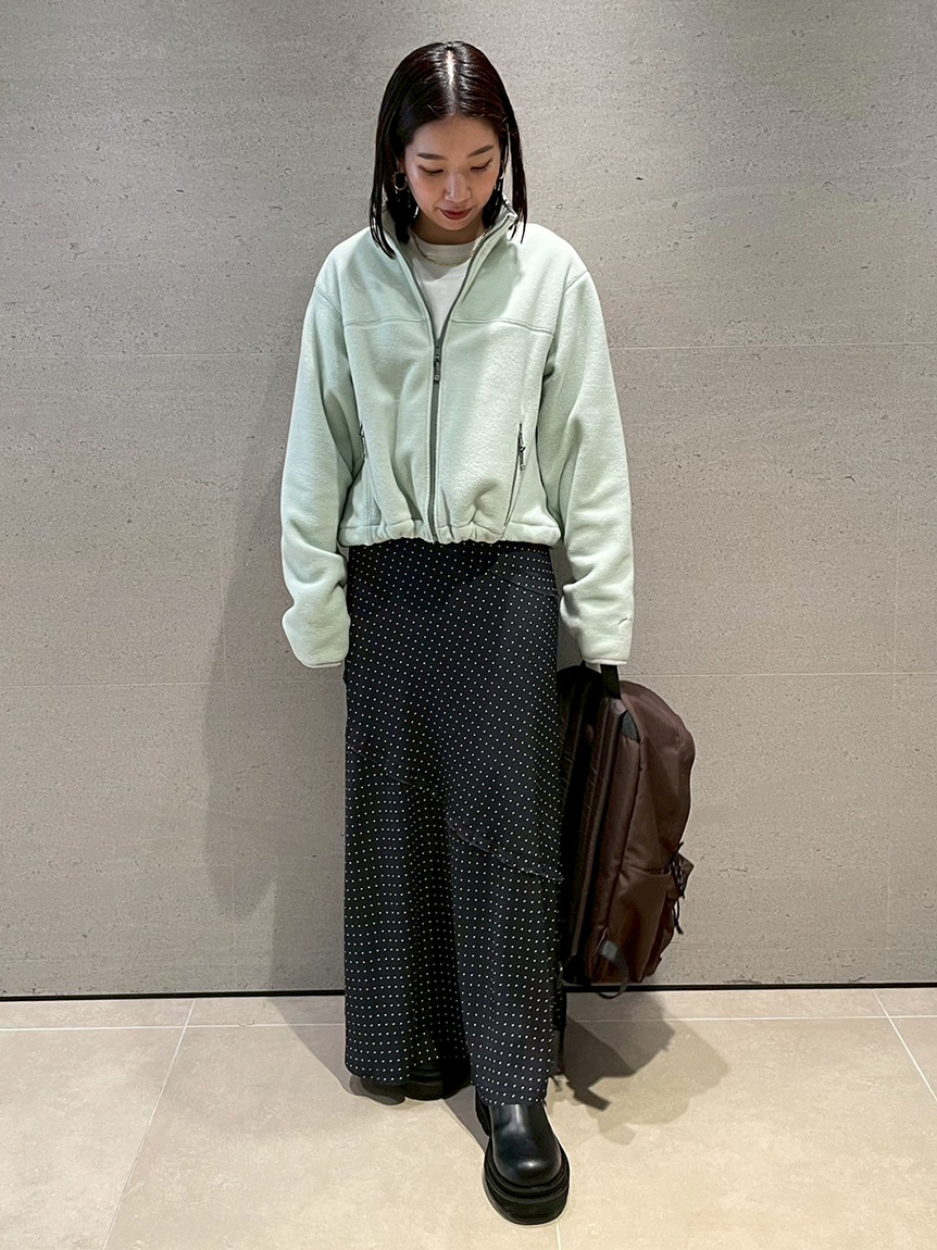 コンパクトサイズフリースブルゾン(ブルゾン)｜アウター｜Mila Owen