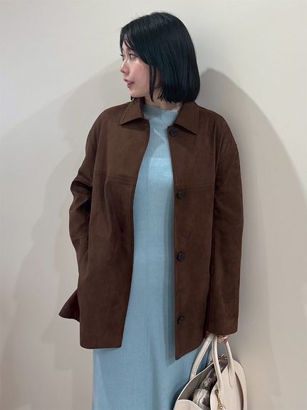3万円→1万4000円 美品 完売 Mila owen 青 コート 3万円→1万4000円 美品 完売 Mila owen 青 コート 3