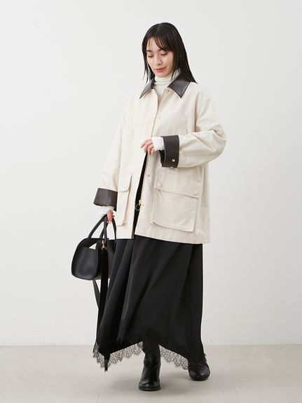 ハーフ丈ハンティングジャケット(ジャケット)｜アウター｜Mila Owen