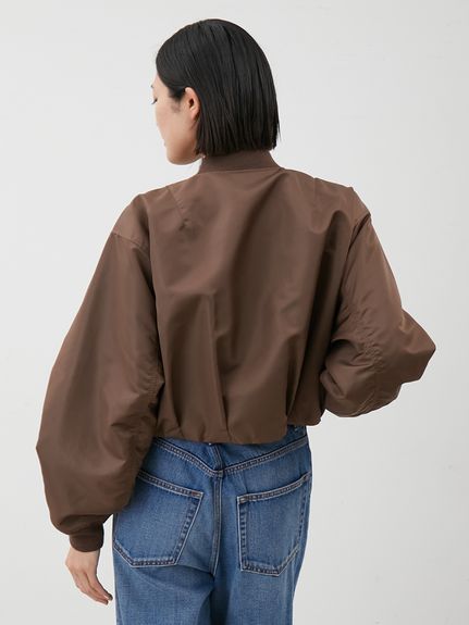 リサイクルナイロンショートバブルMA-1(ブルゾン)｜アウター