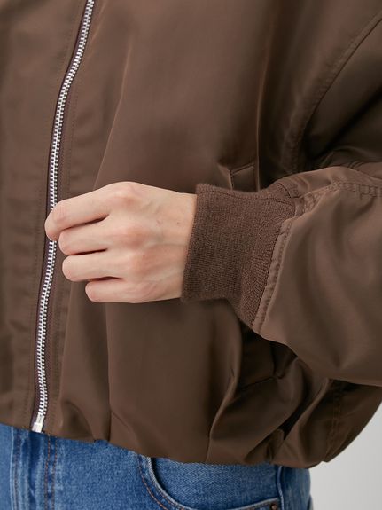 リサイクルナイロンショートバブルMA-1(ブルゾン)｜アウター