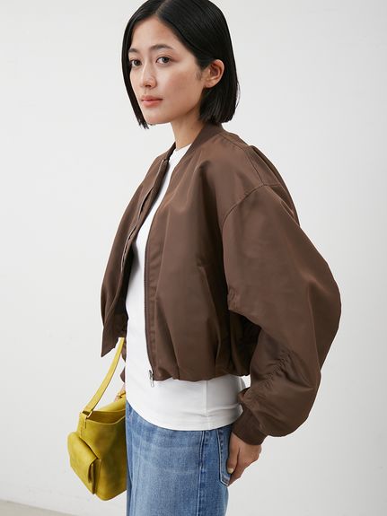 リサイクルナイロンショートバブルMA-1(ブルゾン)｜アウター｜Mila