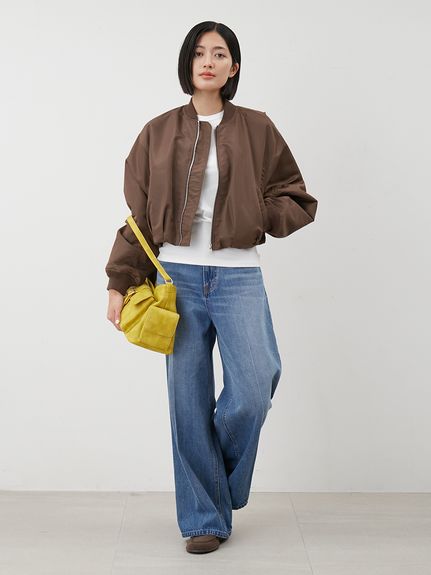 リサイクルナイロンショートバブルMA-1(ブルゾン)｜アウター