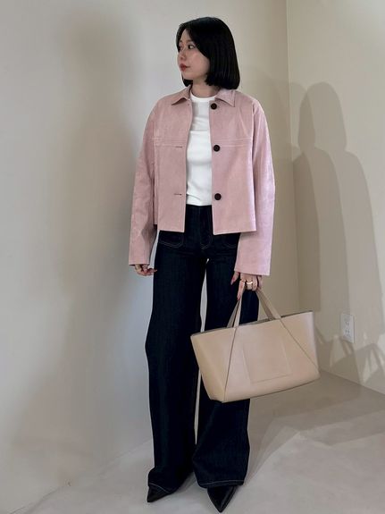 MilaOwen（ミラ オーウェン）　ステンカラースウェードブルゾン Mila Owen（ミラオーウェン）の「ステンカラースウェードブルゾン