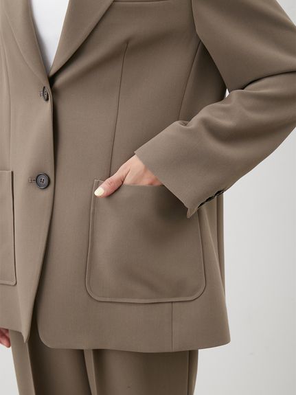 Mila Owen テーラードジャケット Mila Owen 「Mila Owen」 テーラードジャケット 0 グレー