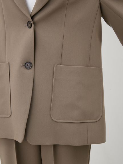 ミラオーウェン　ケープジャケット　ベージュ Mila Owen（ミラオーウェン）の「ビッグショルダーダブル