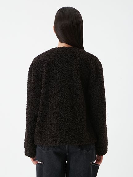 Mila Owen ミラオーウェン　金釦カールファージャケット 金釦カールファージャケット(ジャケット)｜アウター｜Mila Owen（ミラ