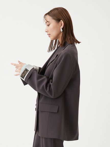 セットアップ対応】ターンバックダブルブレストジャケット(ジャケット