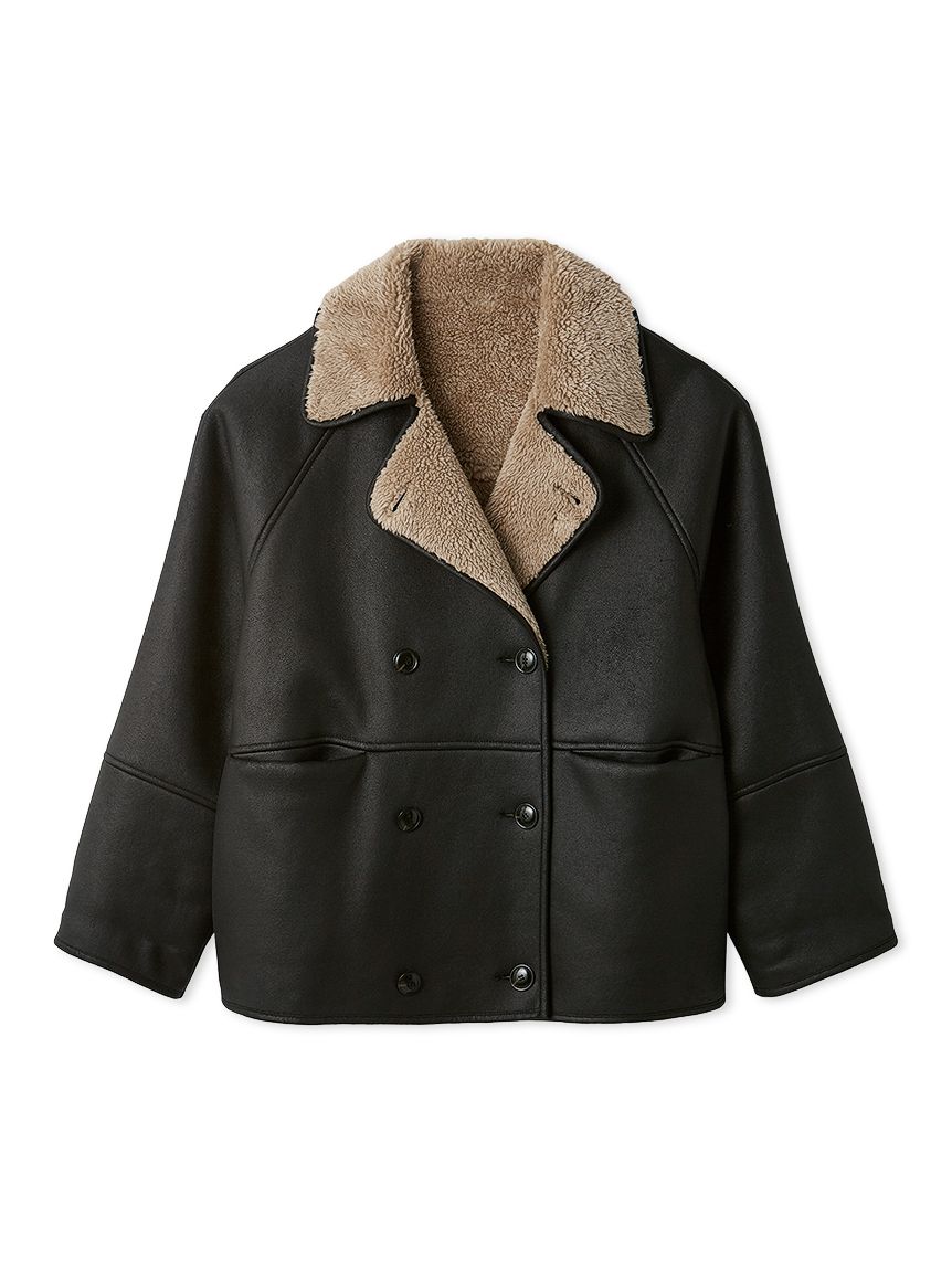 フェイクレザームートンジャケット(ジャケット)｜アウター｜Mila Owen