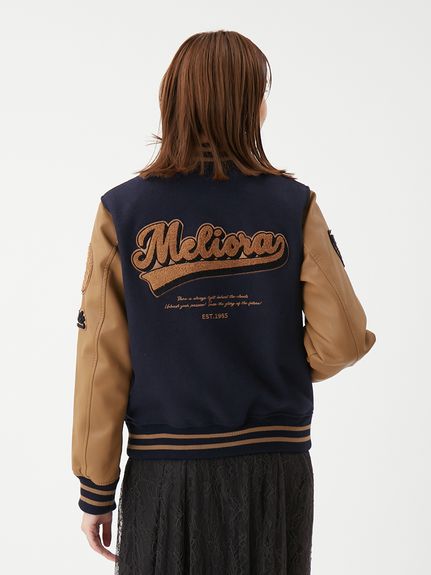 ワッペンスタジアムジャンバー(ブルゾン)｜アウター｜Mila Owen（ミラ