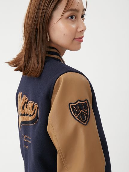 新品MilaOwen（ミラ オーウェン） ワッペンスタジアムジャンバースタジャン ワッペンスタジアムジャンバー(ブルゾン)｜アウター｜Mila Owen（ミラ