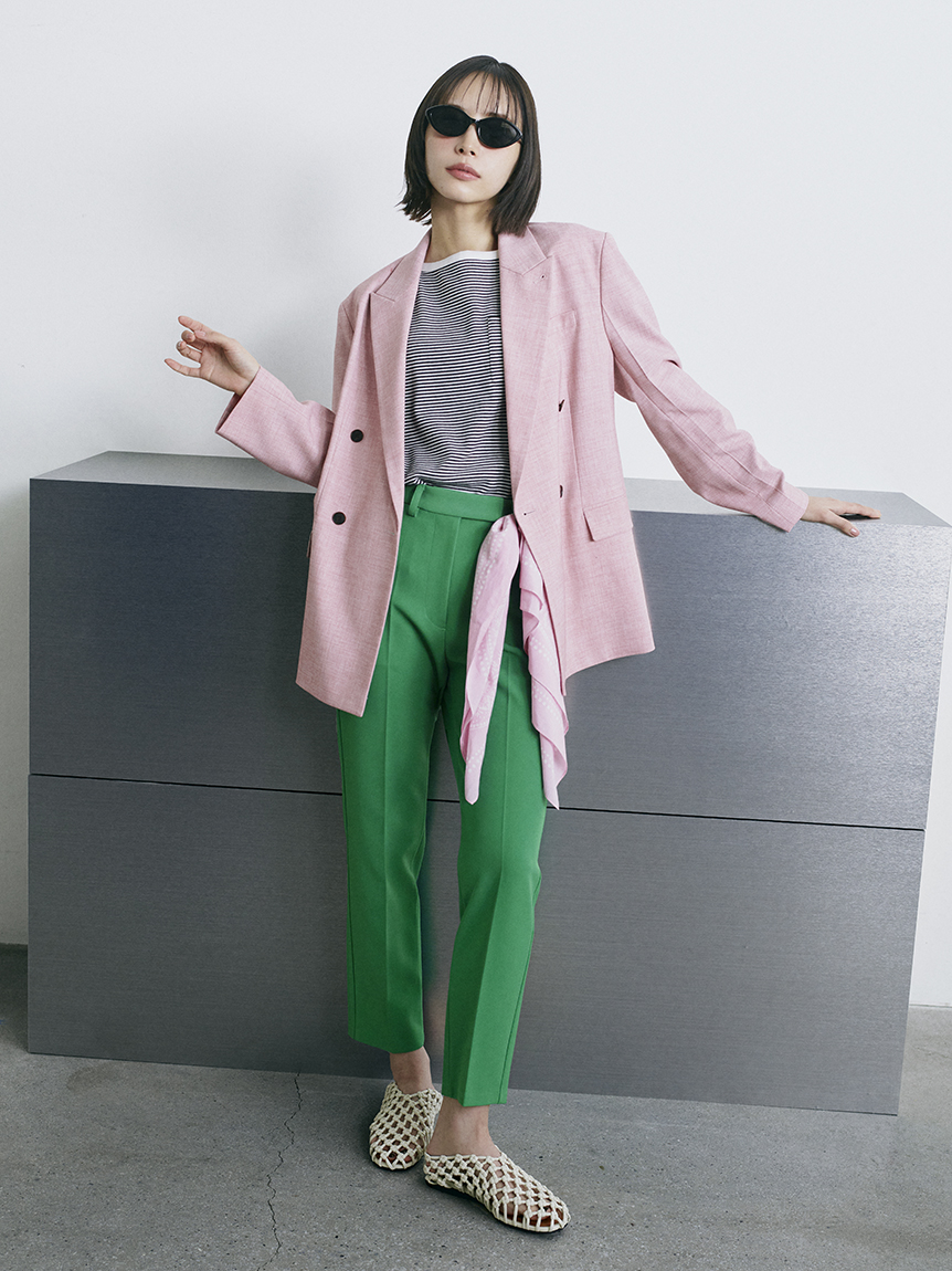 ダブルブレストテーラードジャケット(テーラードジャケット)｜アウター