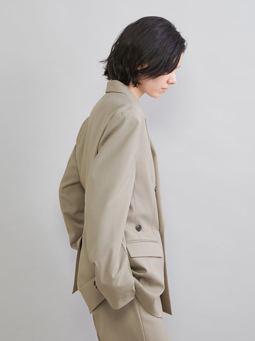 ダブルブレストテーラードジャケット(テーラードジャケット)｜アウター