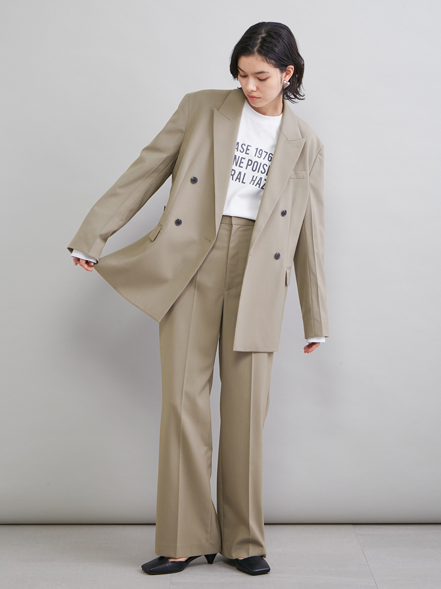 ダブルブレストテーラードジャケット(テーラードジャケット)｜アウター