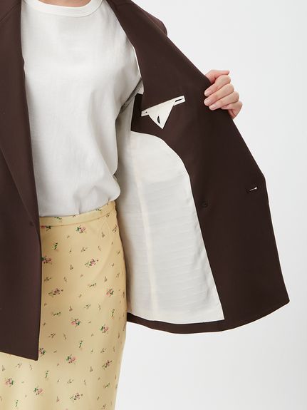 金釦ダブルブレストブレザー(テーラードジャケット)｜アウター｜Mila