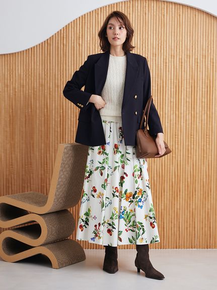 金釦ダブルブレストブレザー(テーラードジャケット)｜アウター｜Mila