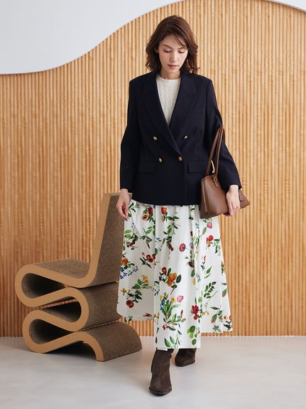 金釦ダブルブレストブレザー(テーラードジャケット)｜アウター｜Mila