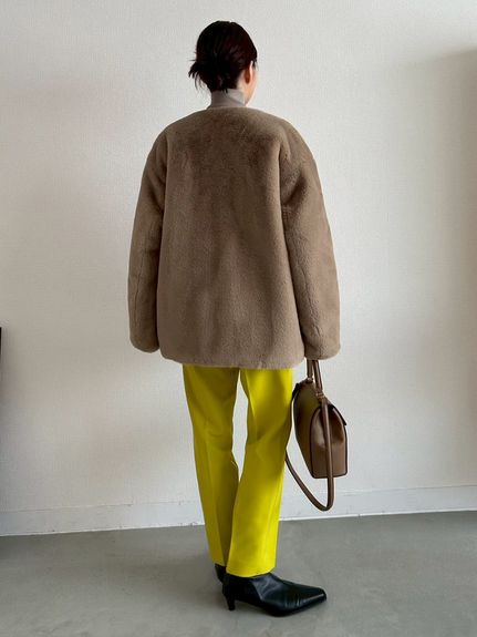 リバーシブルエコファージャケット(ブルゾン)｜アウター｜Mila Owen