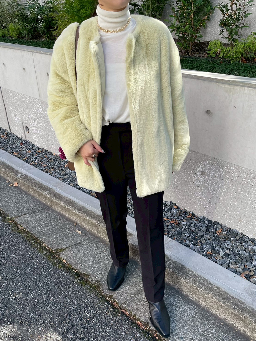 リバーシブルエコファージャケット(ブルゾン)｜アウター｜Mila Owen