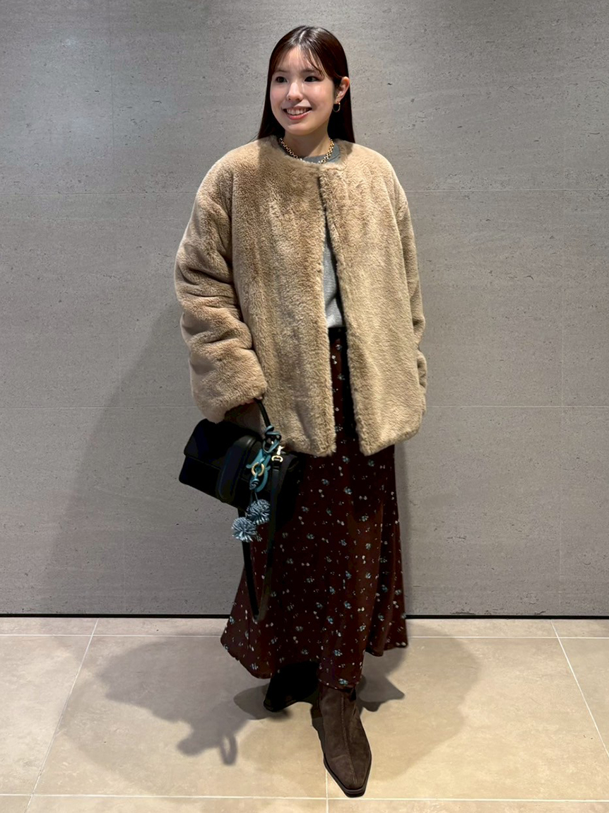 リバーシブルエコファージャケット(ブルゾン)｜アウター｜Mila Owen