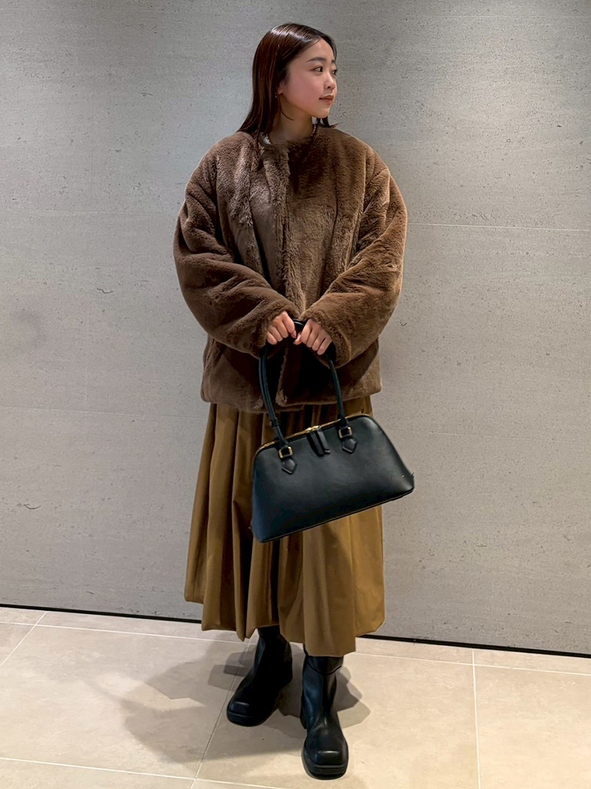 リバーシブルエコファージャケット(ブルゾン)｜アウター｜Mila Owen