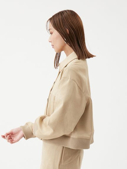 セットアップ対応】スウェードブルゾン(ブルゾン)｜アウター｜Mila