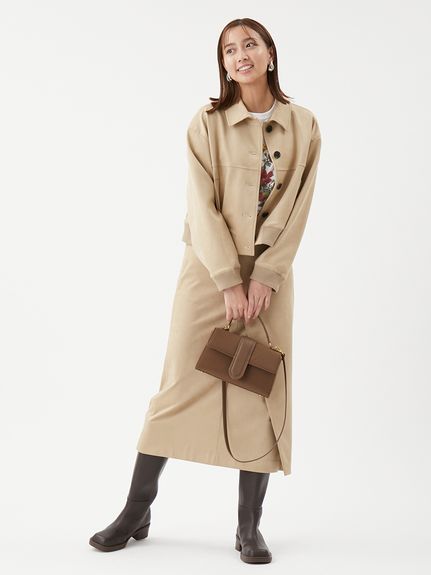 セットアップ対応】スウェードブルゾン(ブルゾン)｜アウター｜Mila