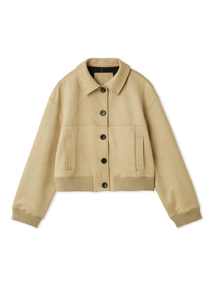 セットアップ対応】スウェードブルゾン(ブルゾン)｜アウター｜Mila