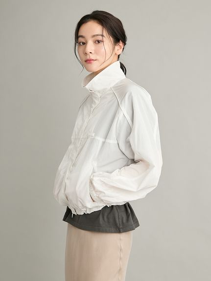 撥水】【ウォッシャブル】リサイクルナイロントラックジャケット