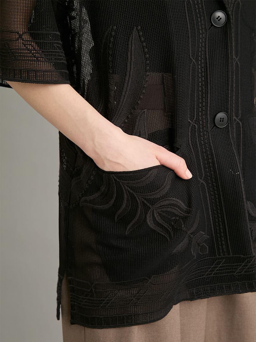 刺繍ライトジャケット(ジャケット)｜アウター｜Mila Owen（ミラ