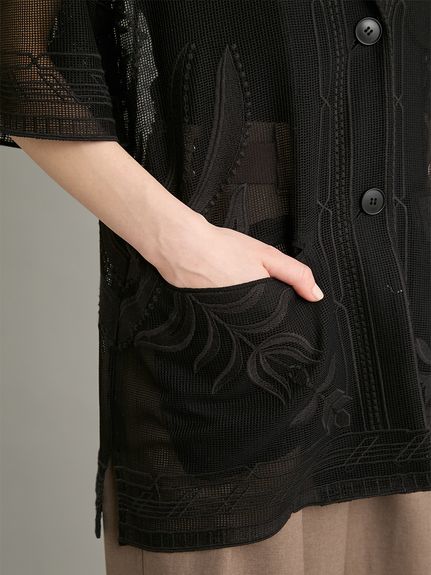 刺繍ライトジャケット(ジャケット)｜アウター｜Mila Owen（ミラ