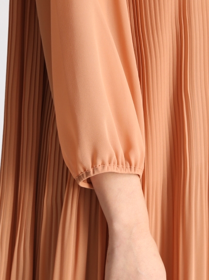 スタンドカラープリーツワンピース マキシ ロングワンピース ワンピース Mila Owen ミラオーウェン の通販サイト 公式