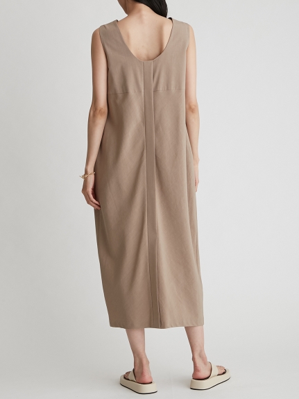 バックタックコクーンロングワンピース マキシ ロングワンピース ワンピース Mila Owen ミラオーウェン の通販サイト 公式