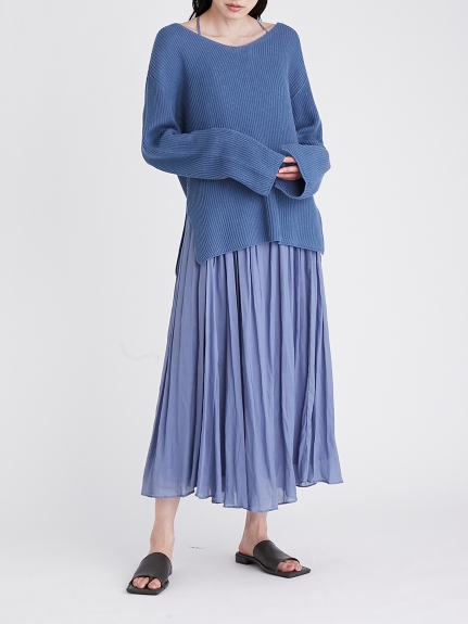 リネンロングニットsetキャミワンピース マキシ ロングワンピース ワンピース Mila Owen ミラオーウェン の通販サイト 公式