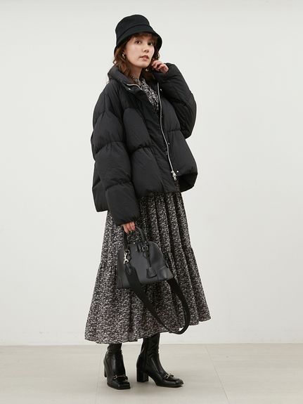 ボウタイティアードワンピース(マキシ・ロングワンピース