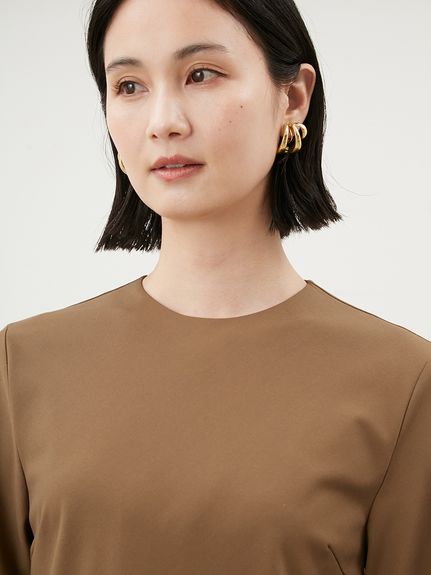 ヘムレイヤードIラインワンピース(マキシ・ロングワンピース