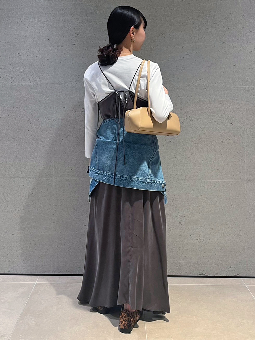 セットアイテム】TシャツSETフレアキャミワンピース(マキシ