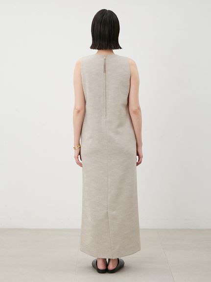 ◆MICHAA(ミーシャ)ウエスト部分シワリネンワンピース ◇MICHAA(ミーシャ)ウエスト部分シワリネンワンピース (MICHAA