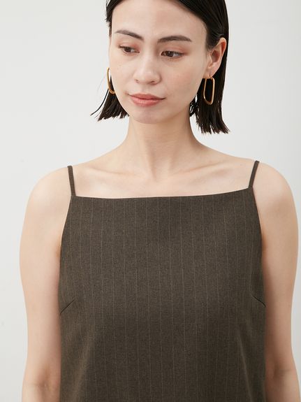 ミラオーウェン Mila Owenブラック ロングベスト ジレ BLACK COLLECTION 夏に着る、凛とした黒 │ Mila Owen（ミラ