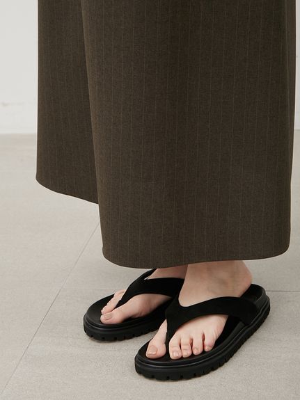 ベア付ストレートナローマキシキャミワンピース(マキシ・ロング