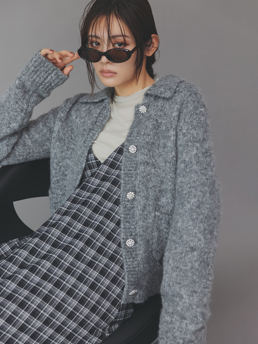 Mila Owen キャミワンピース サテンレーストリミングナローキャミワンピース（ワンピース）｜Mila