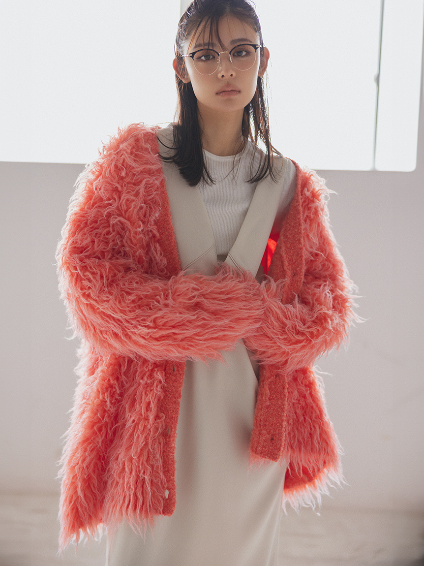 セットアイテム】クルーネックニット×Aラインキャミレイヤード