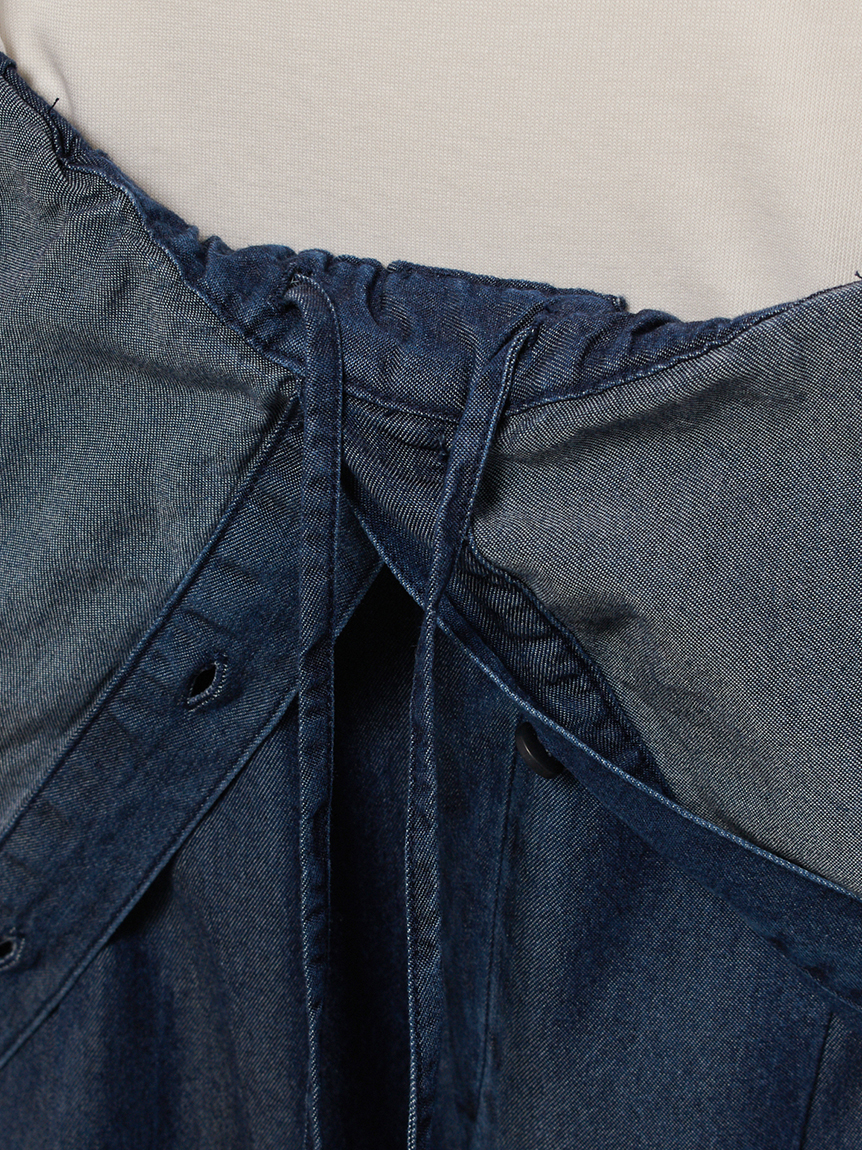 ウエストゴムシャツオールインワン(オールインワン)｜ワンピース｜Mila