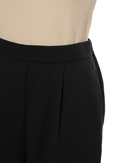 ミラオーウェン 黒のノースリーブチュニックとパンツセット Mila Owen｜【セットアイテム】ノースリトップスワイドパンツSET