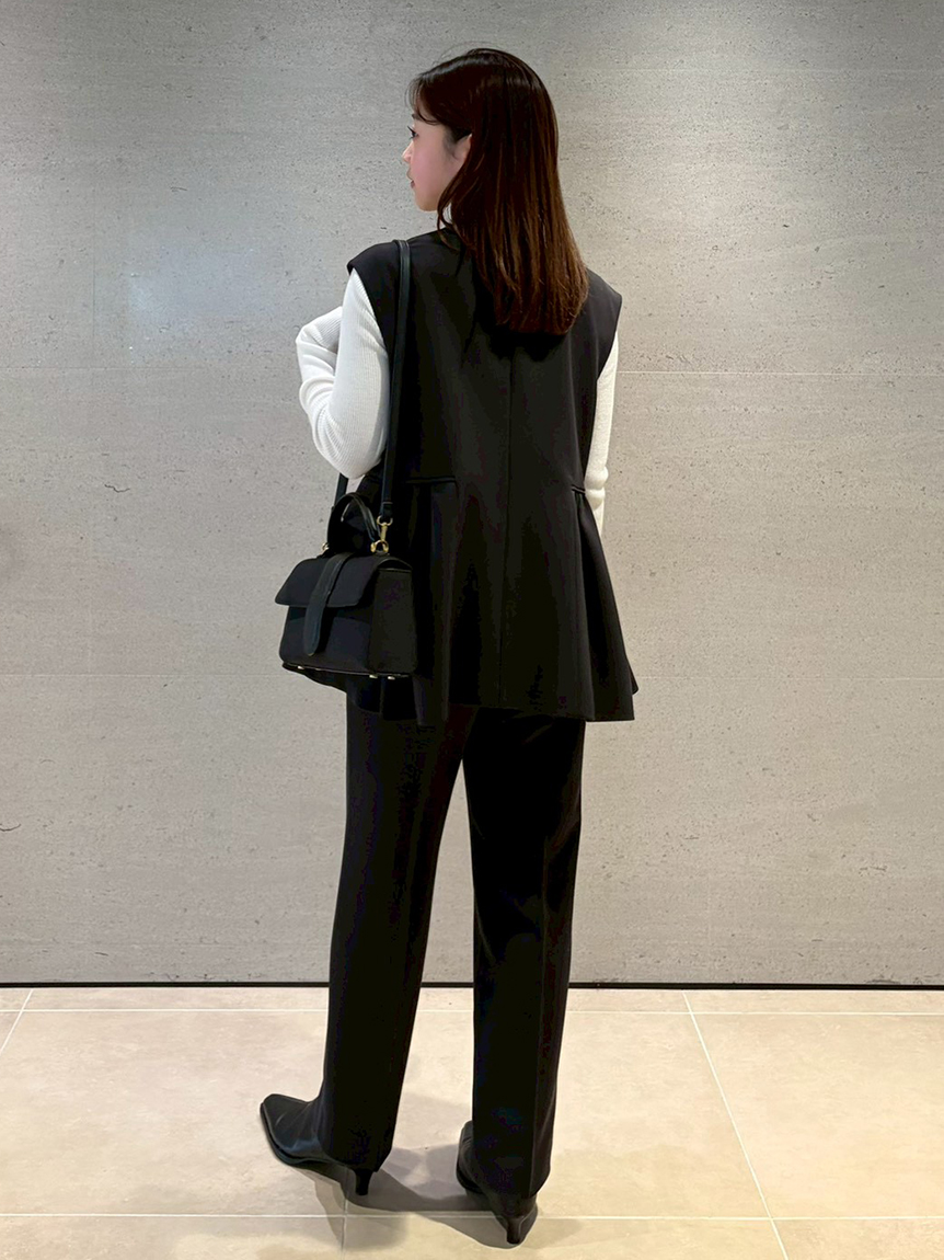 ベスト×ニットプルオーバー×パンツ 3点SET(トップス＆ボトムセット