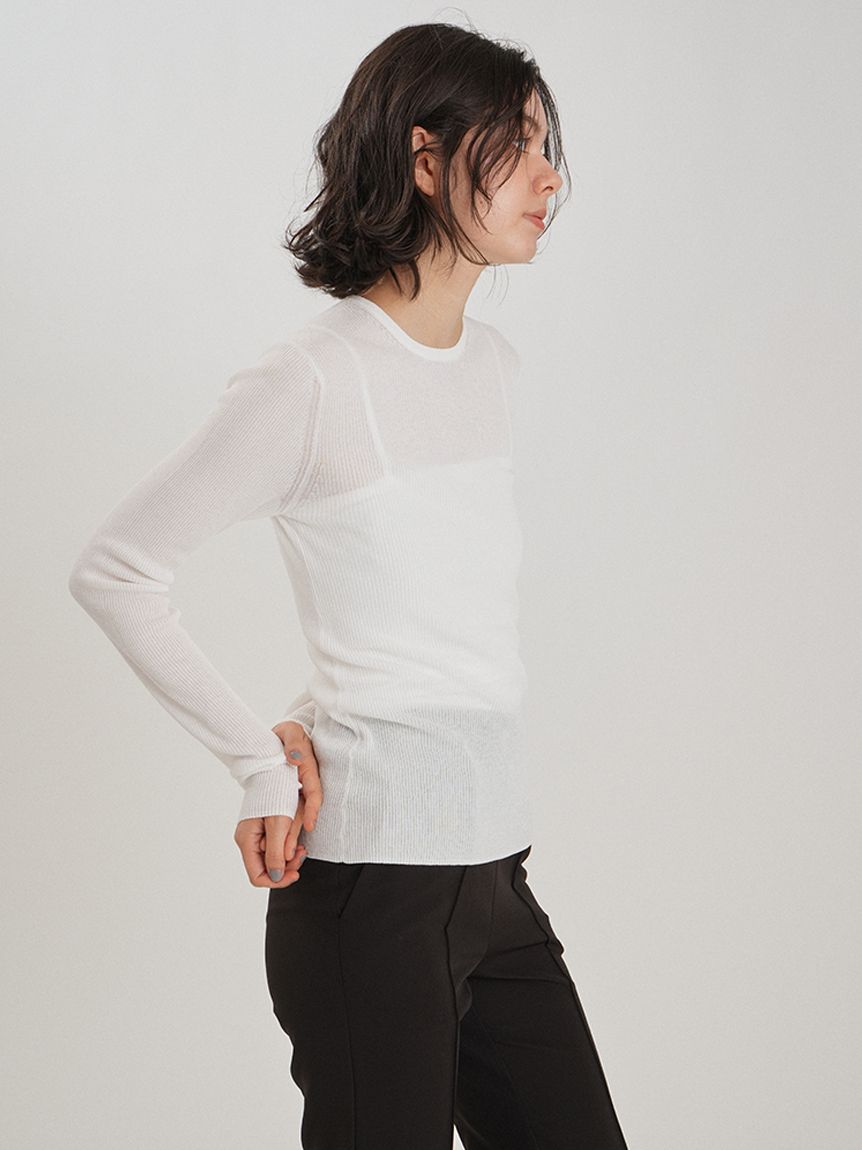 ペプラムベスト×リブニット×シガレットパンツ3点SET(セットアップ
