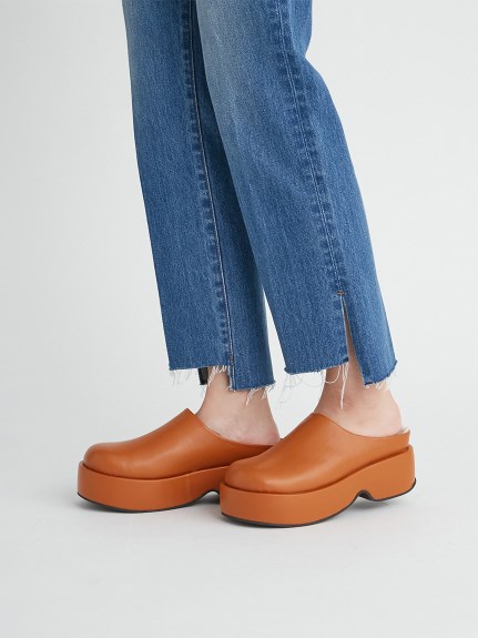 ハイウエストストレートデニムパンツ(ロングパンツ)|パンツ|Mila