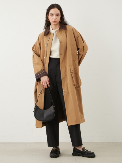 WEB限定00サイズ】タックデザインテーパードドレスパンツ(ロング