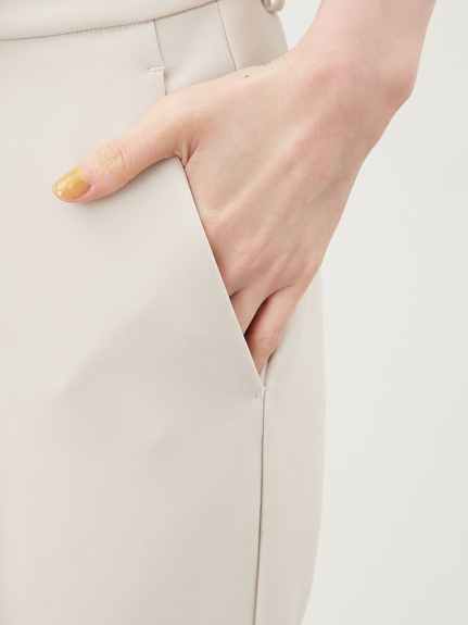 後ゴムセンタープレステーパードパンツ(ロングパンツ)｜パンツ